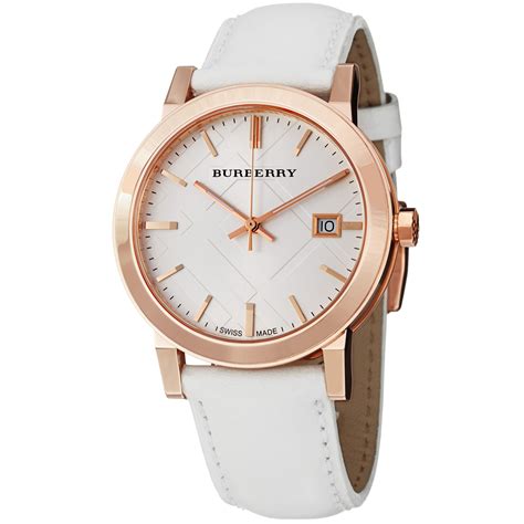 burberry white watch